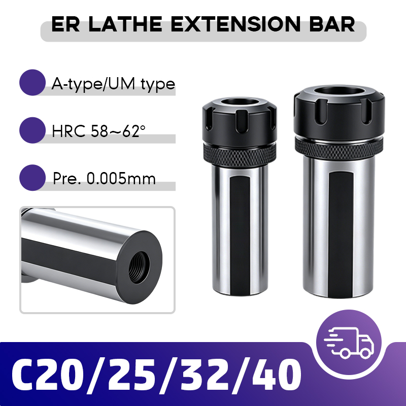 Rod Holder Fishing - Variable Diameter Straight Shank ER Extension