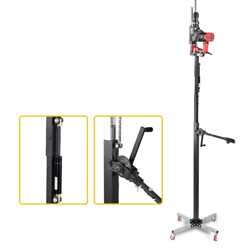 Rod Holder Fishing - Electric Hammer Lift Stand Hydraulic Telescopic