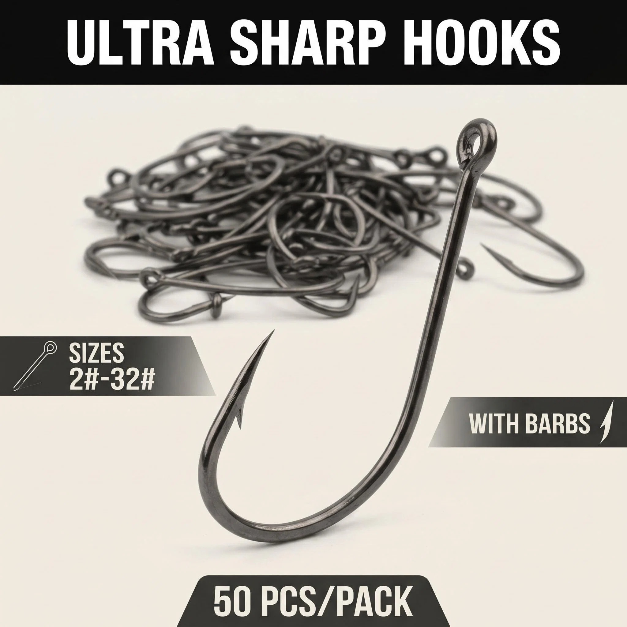 Clearance Sale 50pcs Curved Ba - Fishing Equipment Market ulasan dan harga