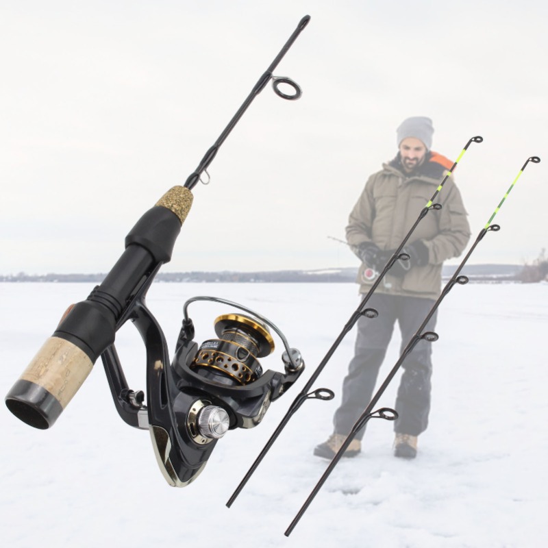 60cm 2 Tips Rod Reel Combos Wi - Ice Fishing Tip Up ulasan dan harga