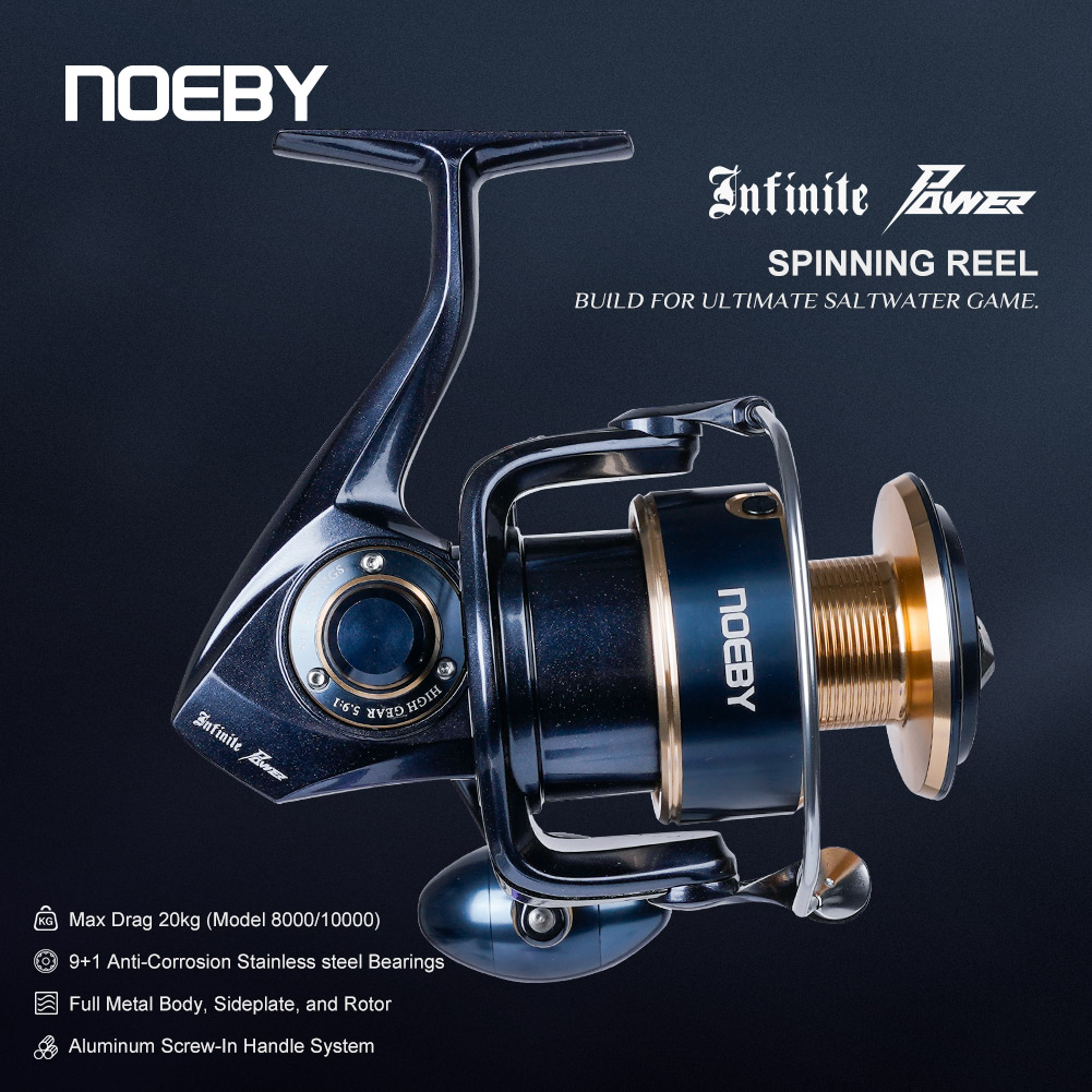 Noeby Infinite Power Spinning  - Daiwa Reel Fuego ulasan dan harga