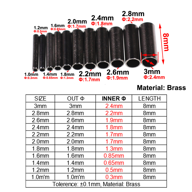 100pcs Black Single Barrel Cop - Fishing Equipment Line ulasan dan harga