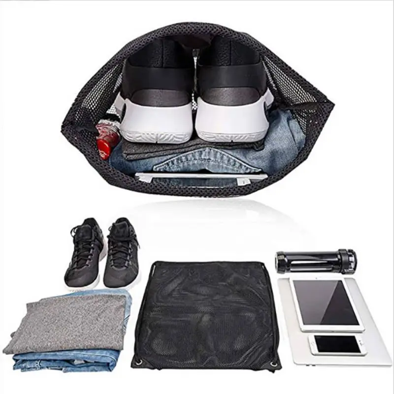 Mesh backpack with rope, quick - Fishing Equipment Bag ulasan dan harga