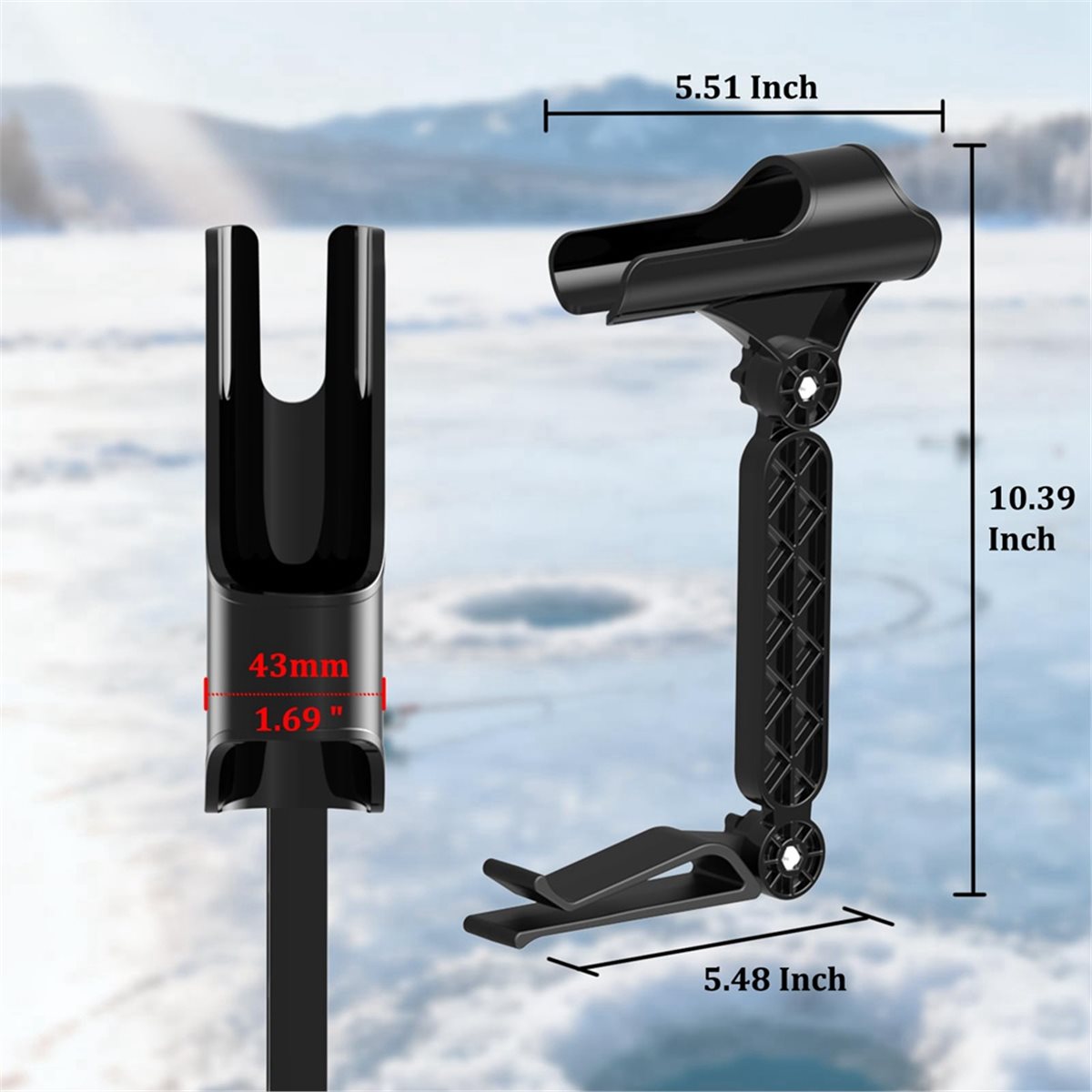 POPULAR-2pcs Adjustable Bucket - Rod Holder Fishing ulasan dan harga