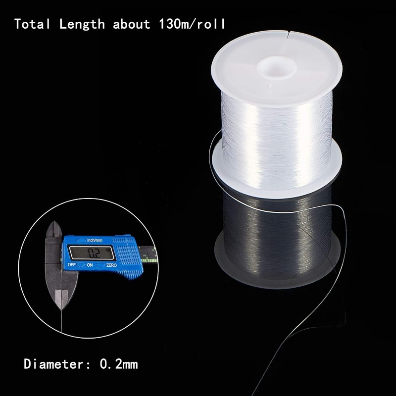 140 Yards 0.2mm Clear Fishing  - Fishing Equipment Line ulasan dan harga