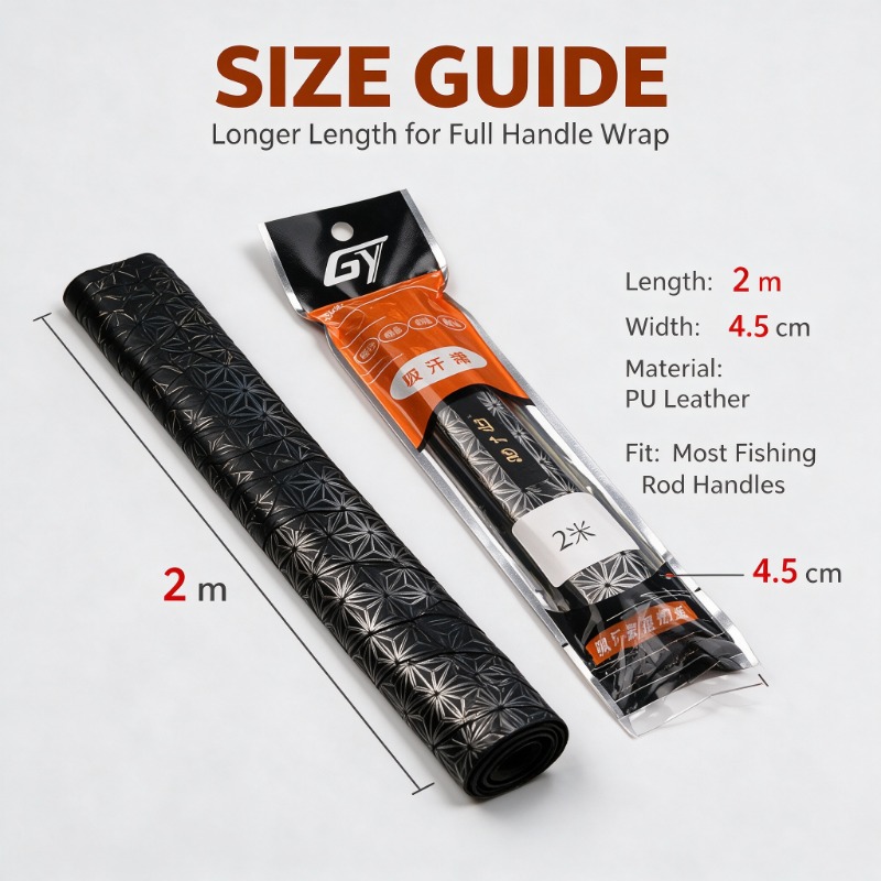 2m Fishing Rod Grip Wrap PU Le - Fishing Rod Wrap Tape ulasan dan harga