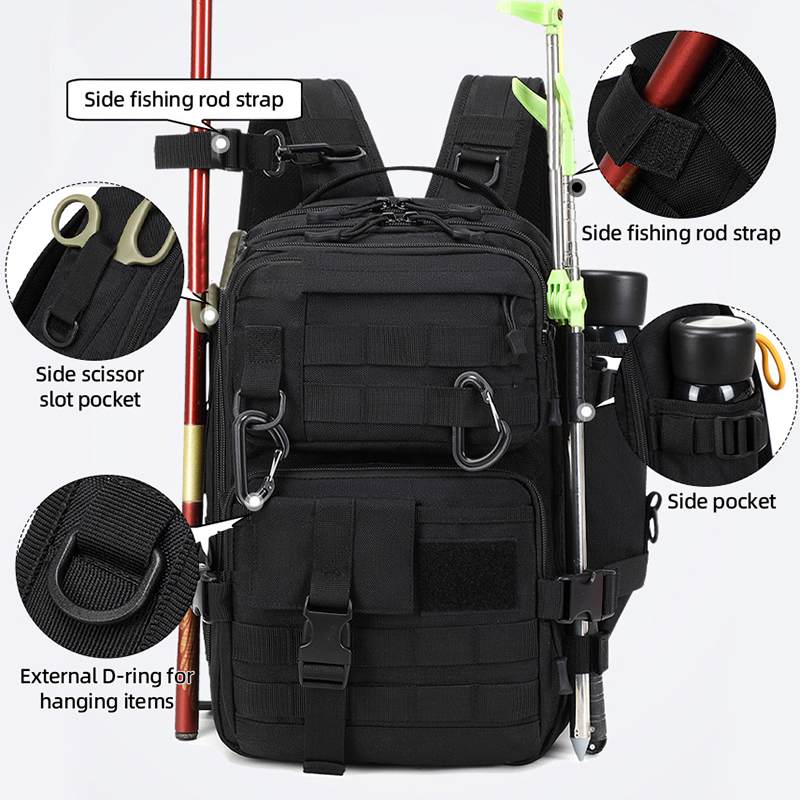 Camping Tactical Backpack Trav - Fishing Equipment Bag ulasan dan harga