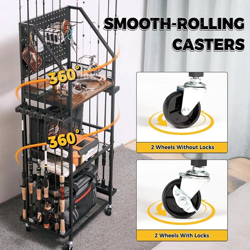 Fishing Gear Storage Shelf, Fi - Fishing Equipment Holder ulasan dan harga