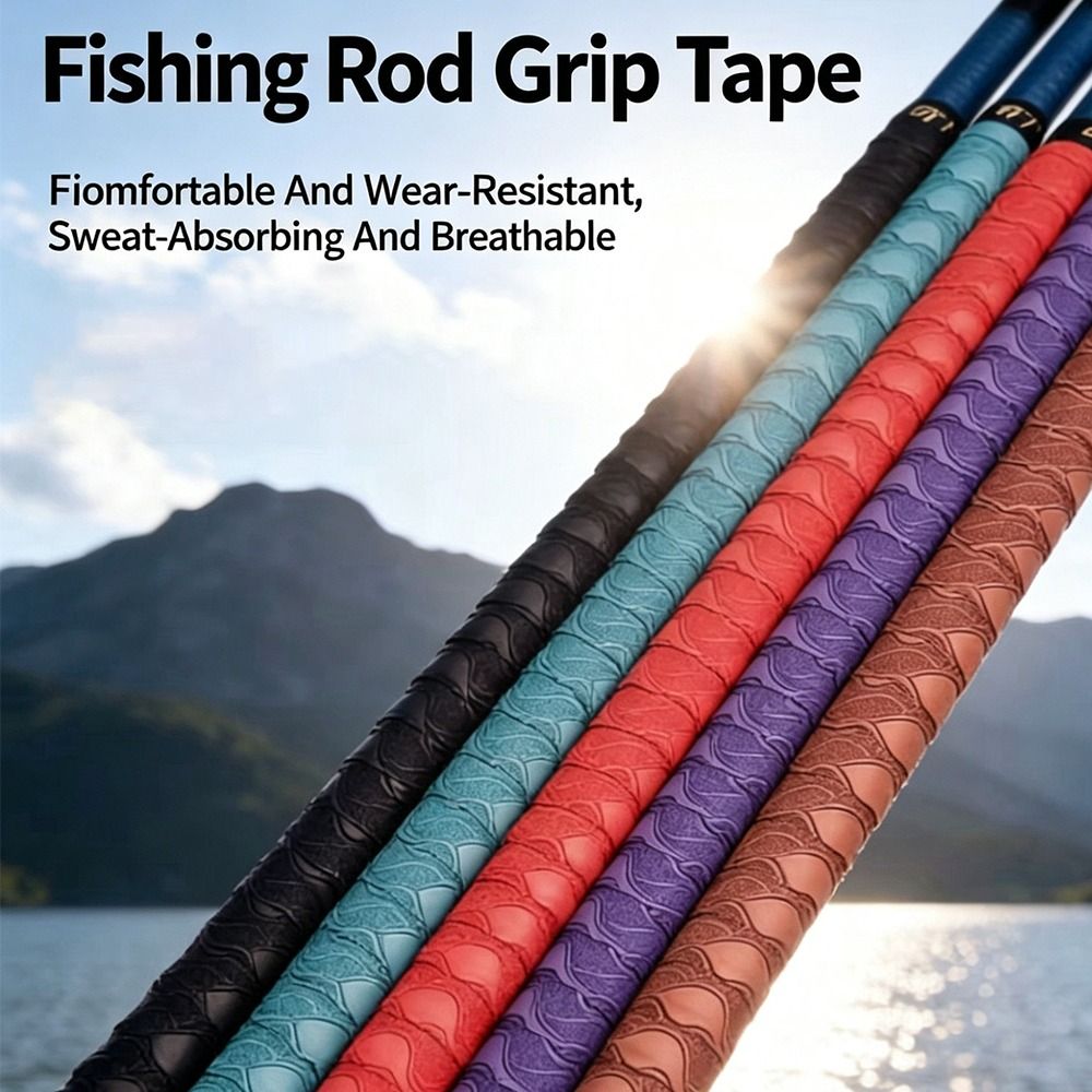 New 2M Racket Handle Wrap Anti - Fishing Rod Wrap Tape ulasan dan harga
