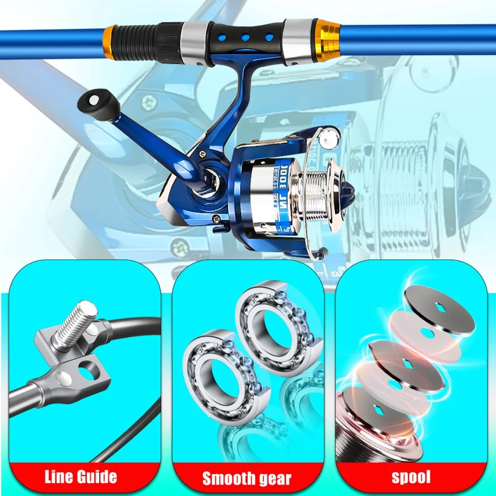 2.1-3.6M Telescopic Glass Fibe - Fishing Equipment Line ulasan dan harga