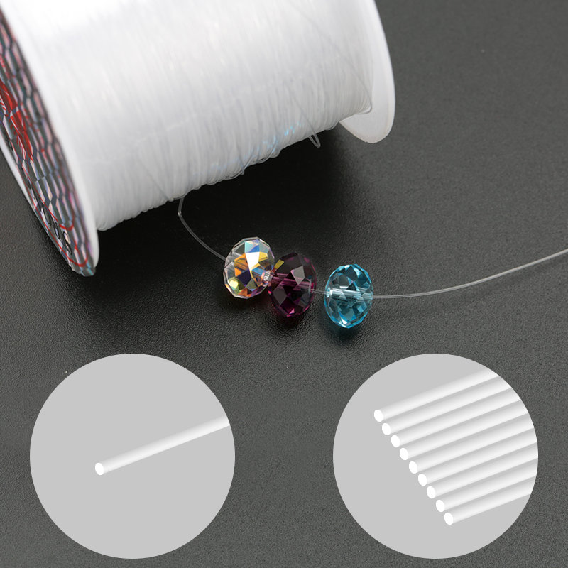 100M Plastic Crystal DIY Beadi - Fishing Equipment Line ulasan dan harga