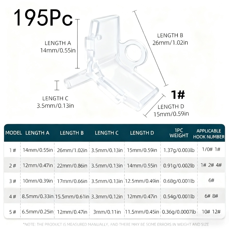 195Pcs Open Slot Treble Hook P - Ice Fishing Tip Up ulasan dan harga