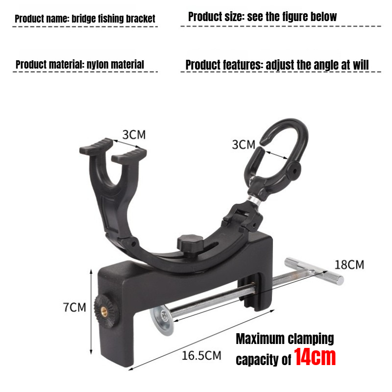 360° Rotating Adjustable Heavy - Fishing Equipment Holder ulasan dan harga