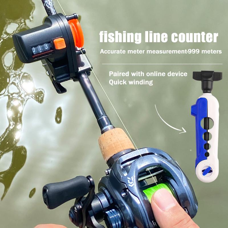 0-999M Fishing Line Counter De - Fishing Equipment Line ulasan dan harga